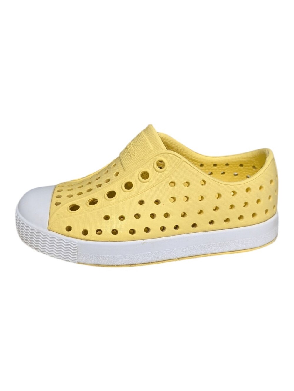 Native Jefferson Kids Butter Yellow Slip On Sneaker Sandal Toddler Girl Size 5